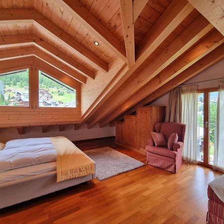 Chalet Haus Perla Saas Fee Exterior foto