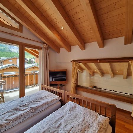Chalet Haus Perla Saas Fee Exterior foto