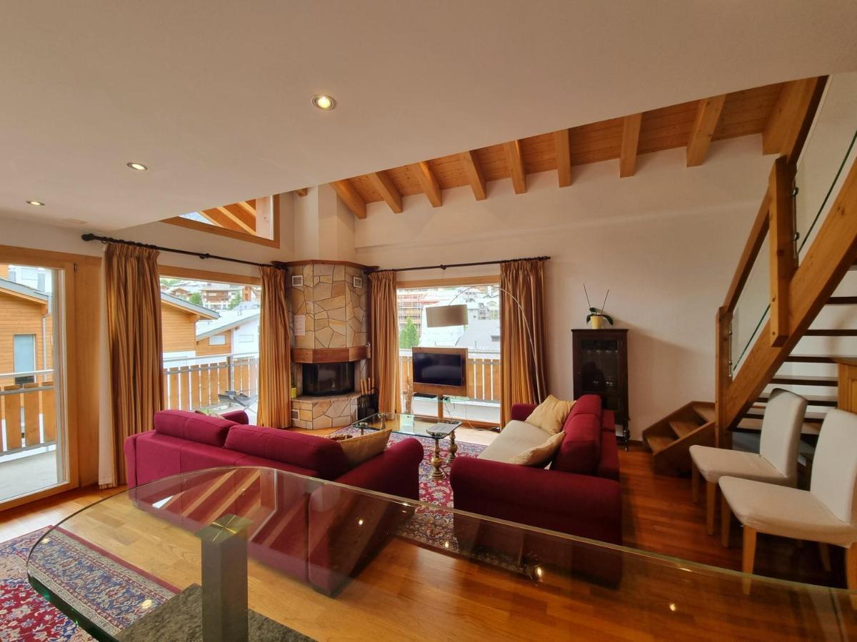 Chalet Haus Perla Saas Fee Exterior foto