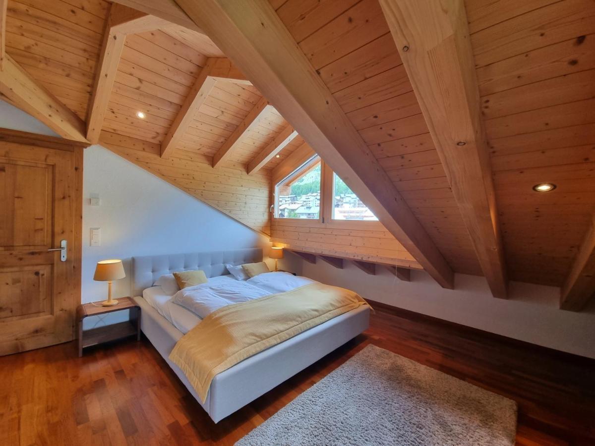 Chalet Haus Perla Saas Fee Exterior foto